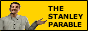 yellow button with the text 'the stanley parable'. on the left is a cropped image of stanley from the chest up shrugging.